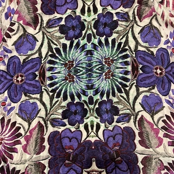 Free People New Romantics Fiesta Floral Mini Swing Dress Size S - Picture 6 of 12